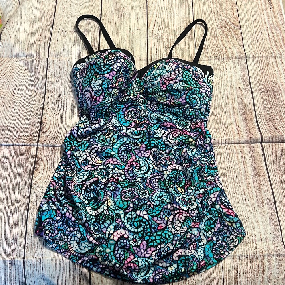Profile By Gottex Multicolor Swimsuit Top like new